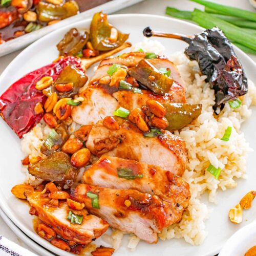 sticky asian chops
