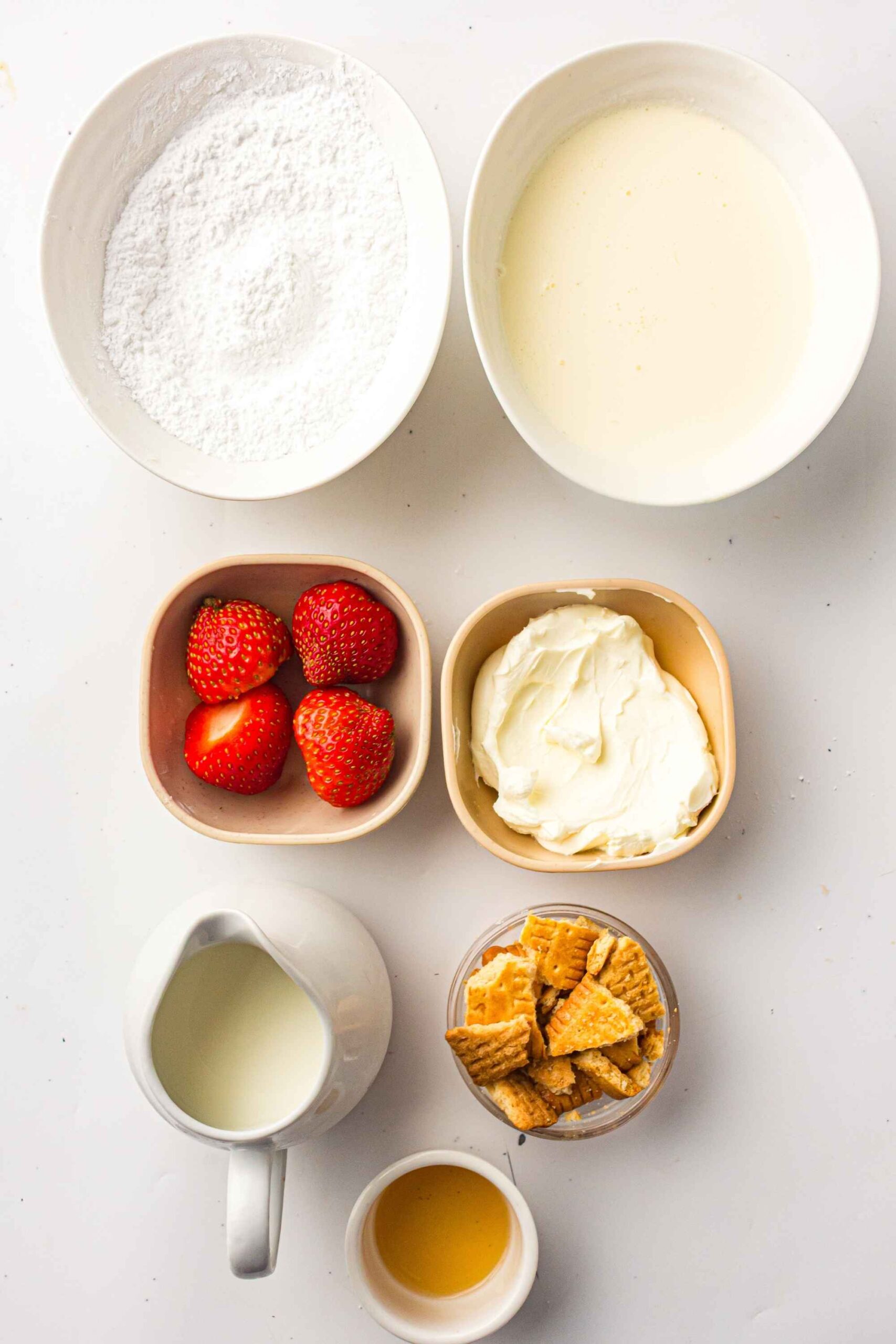 strawberry cheesecake ice cream ingredients