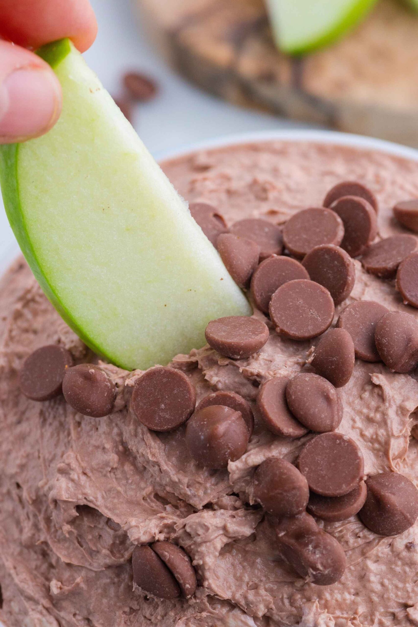 brownie batter dip apple