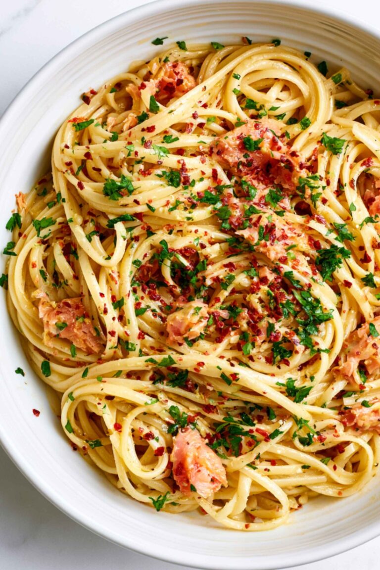lemon butter smoked salmon pasta