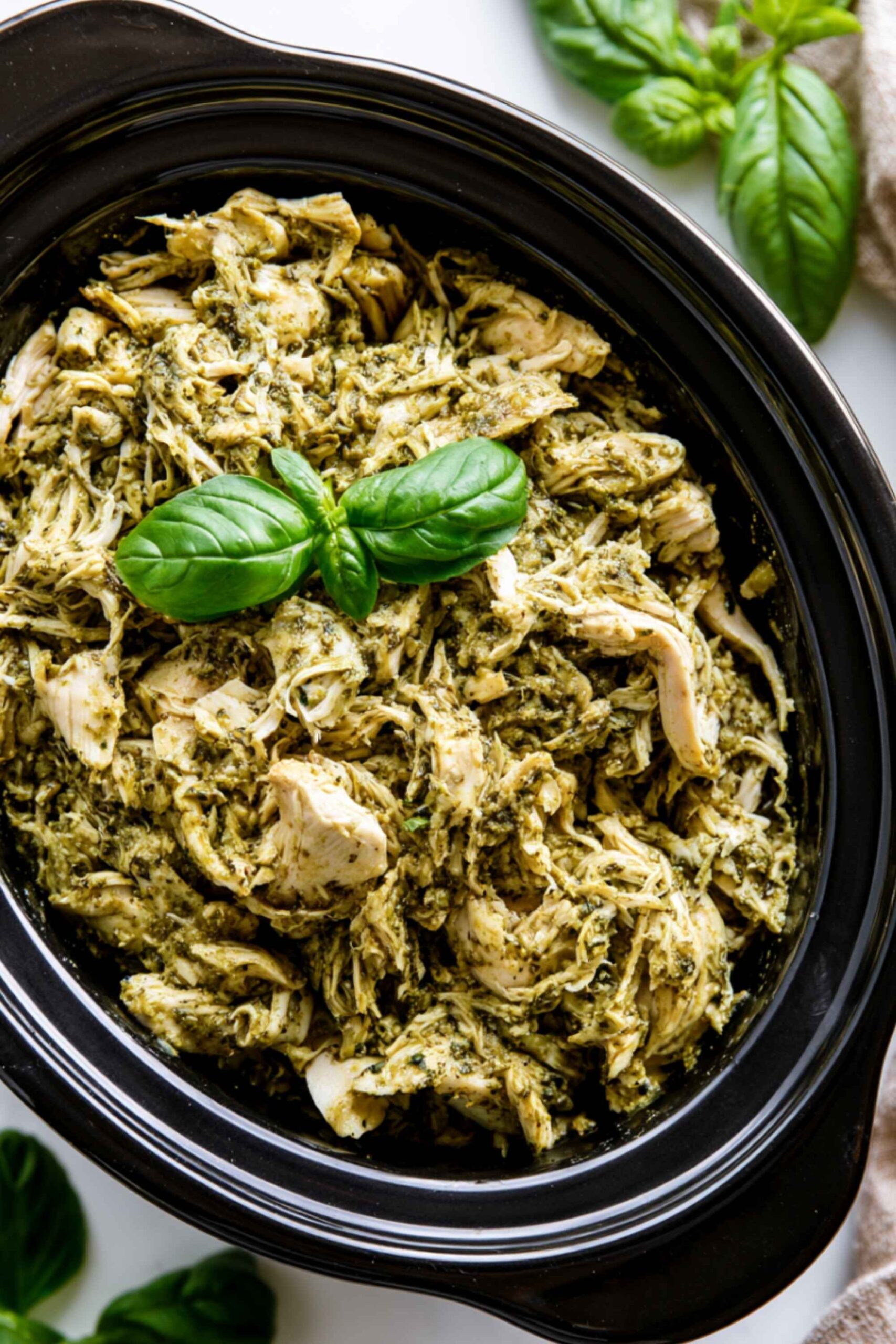 crockpot pesto chicken
