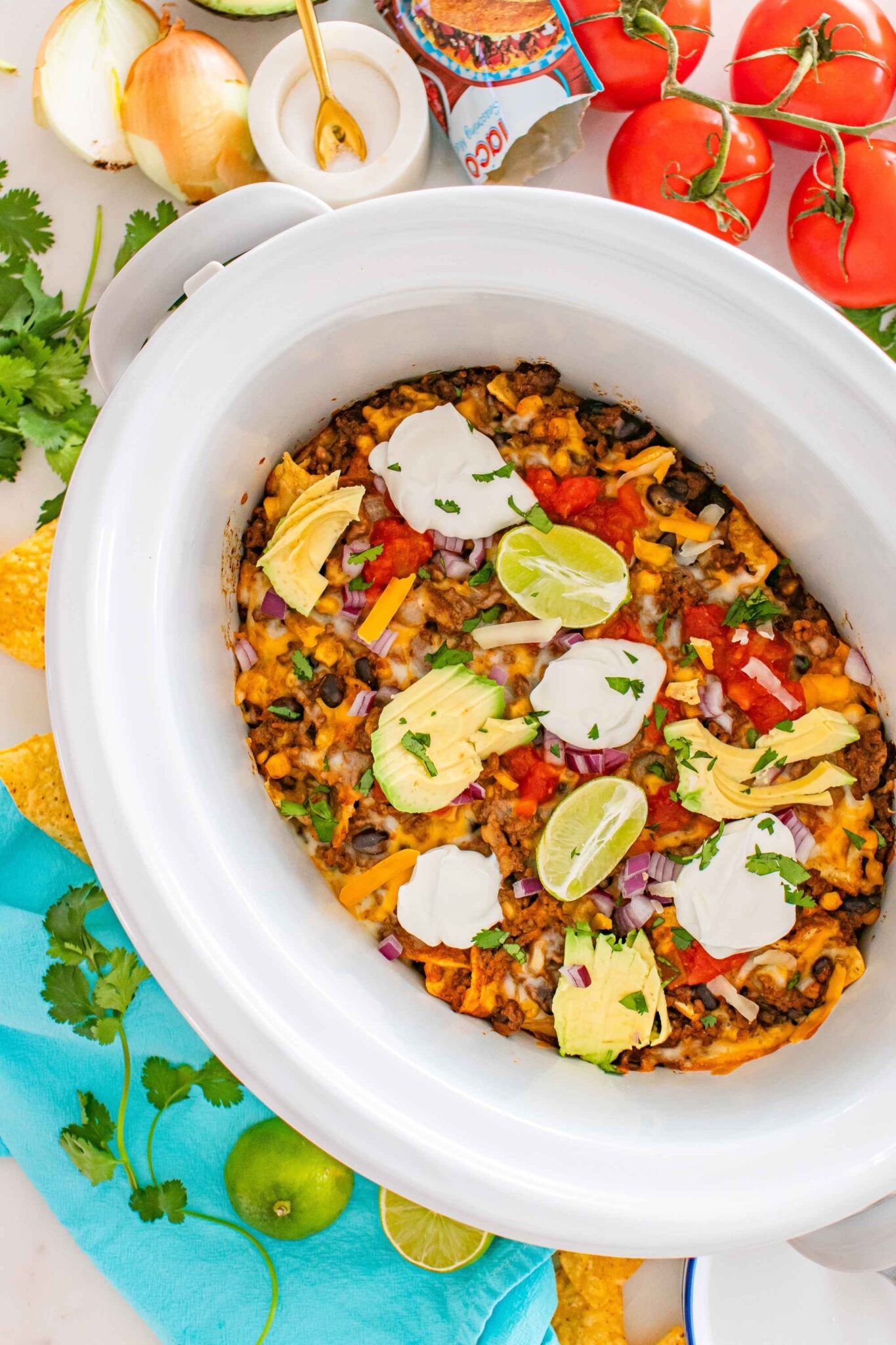 crockpot taco casserole